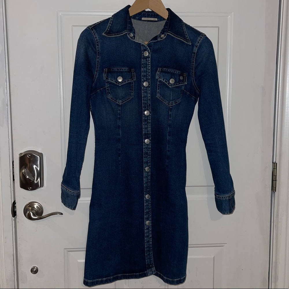 Alexa Chung for AG Denim Dress, Perfect Condition Size Small